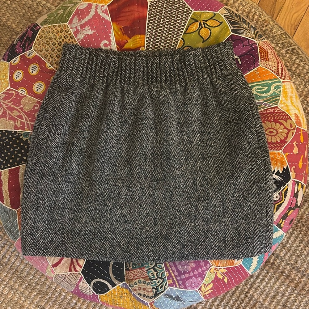 JCrew herringbone skirt with pockets - size 00
